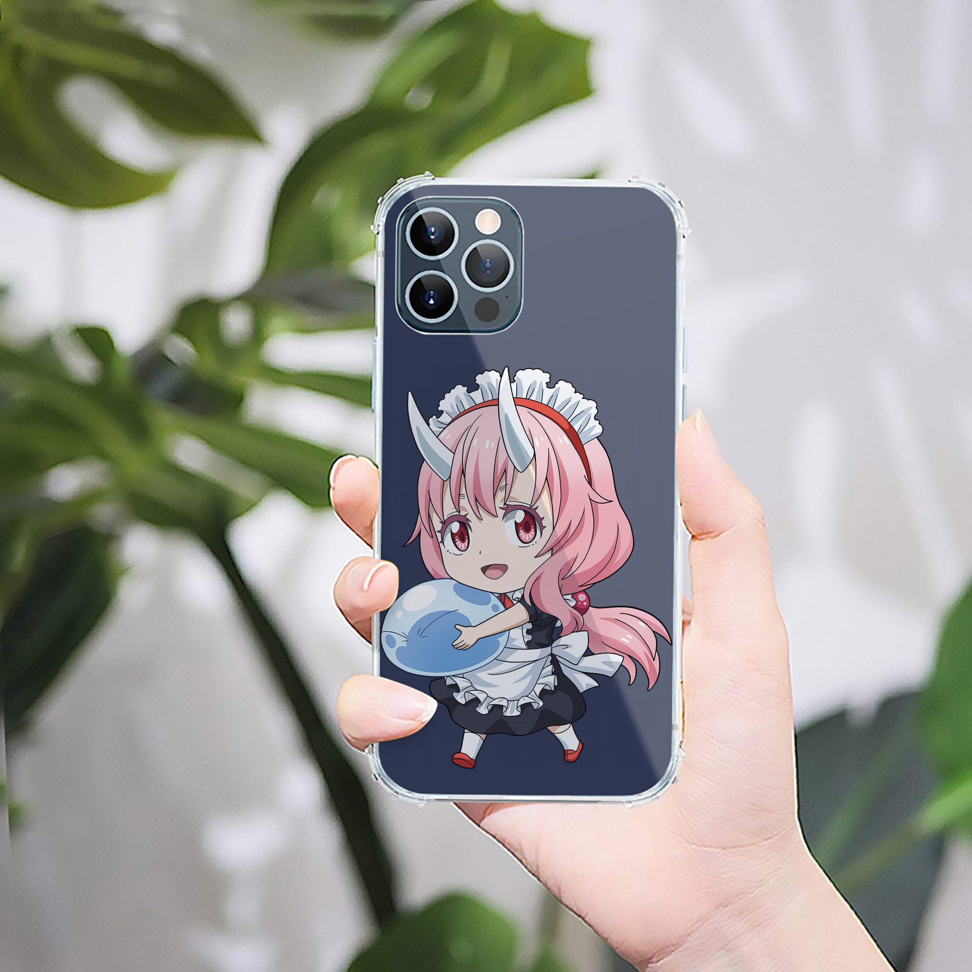 （画像用） 転スラ Regarding Reincarnated to Slime 【iPhone 12シリーズ対応】透明スマホケース（クリアソフトケース）